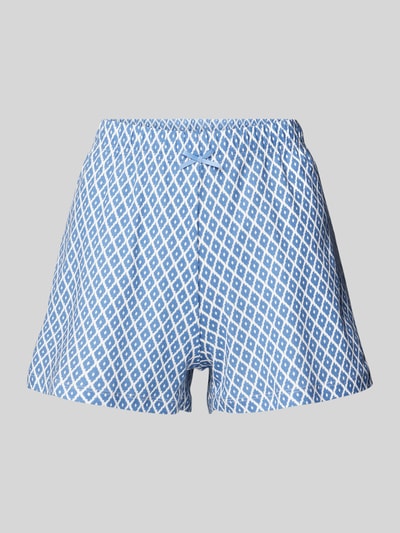 CCDK Copenhagen Relaxed Fit Pyjama-Shorts mit Zierschleife Modell 'Kimmy' Blau 1