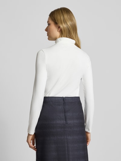 Christian Berg Woman Regular Fit Longsleeve mit Rollkragen Offwhite 5