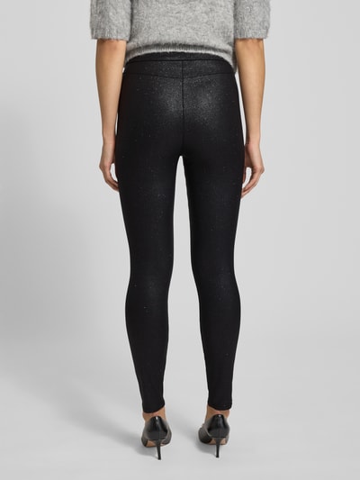 s.Oliver BLACK LABEL Skinny fit broek van viscosemix Zwart - 5