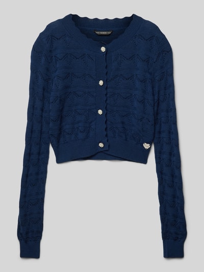 Guess Strickjacke mit Knopfleiste Marine 1