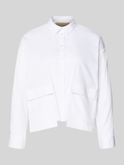 Smith and Soul Regular Fit Bluse mit Pattentaschen Weiss 2