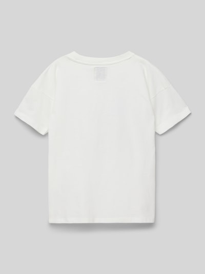 Garcia T-shirt met motiefprint Offwhite - 3