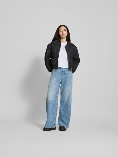 Diesel Relaxed Fit Jeans mit Kontrastnähten Jeansblau 1