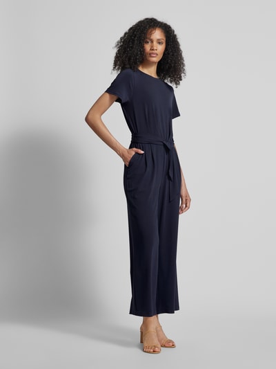 Betty Barclay Jumpsuit mit Bindegürtel Marine 1