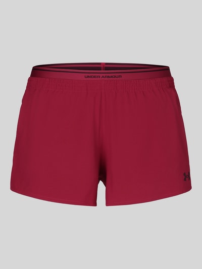 Under Armour regular fit sportshorts met elastische band Lichtrood - 2