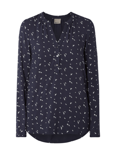 Vero Moda Blusenshirt mit Allover-Muster Marine 2