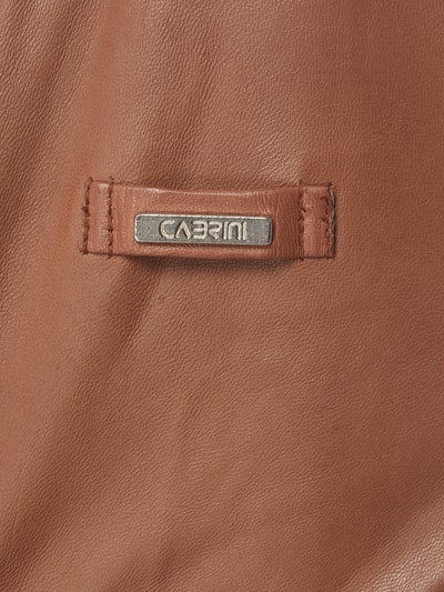 Cabrini Lederjacke aus Lammleder  Cognac 4