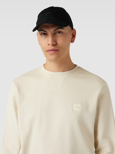 BOSS Orange Sweatshirt mit Rundhalsausschnitt Modell 'WESTART' Offwhite 3