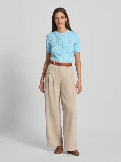 Polo Ralph Lauren Cardigan met kabelpatroon en 1/2-mouwen Blauw - 1