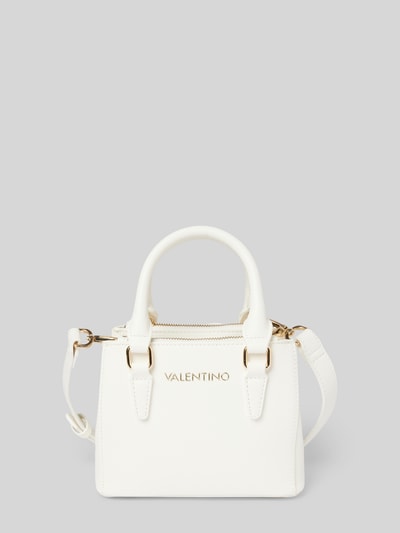 VALENTINO BAGS Handtasche mit Label-Applikation Modell 'ZERO RE' Weiss 1