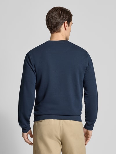 s.Oliver RED LABEL Bluza dresowa o regularnym kroju z mieszanki bawełny Granatowy 5