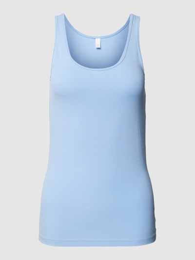 QS Top z detalem logo model ‘Basic’ Jasnoniebieski 2