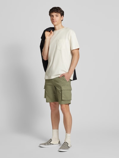 Only & Sons Bermuda met cargozakken, model 'CAM STAGE' Olijfgroen - 1
