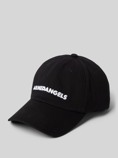 Armedangels Basecap mit Logo-Stitching Modell 'YENAAS' Black 1