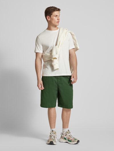 Carhartt Work In Progress Shorts mit elastischem Bund Modell 'FLOYD' Oliv 1