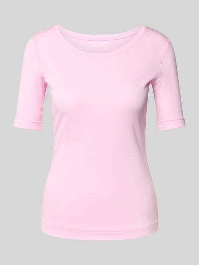 Marc Cain T-shirt met ronde hals Felroze - 2