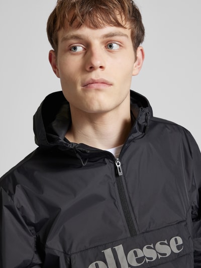 Ellesse Sweatjacke mit Label-Print Modell 'ACERA' Black 3