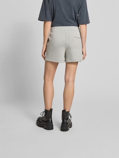 Anine Bing Shorts mit elastischem Bund Hellgrau Melange 5