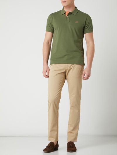 Gant Slim fit chino met stretch Beige - 1