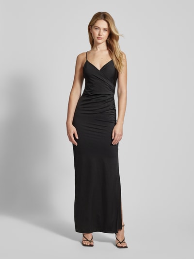 Jake*s Cocktail Abendkleid mit seitlicher Raffung Black 4