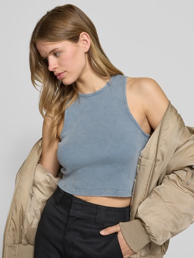 Dickies Tanktop in Ripp-Optik Modell 'PLENTYWOOD' Blau 3