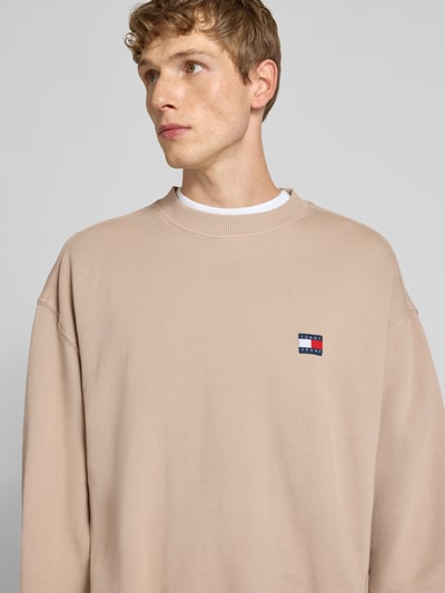 Tommy Jeans Regular fit sweatshirt van puur katoen Beige - 3