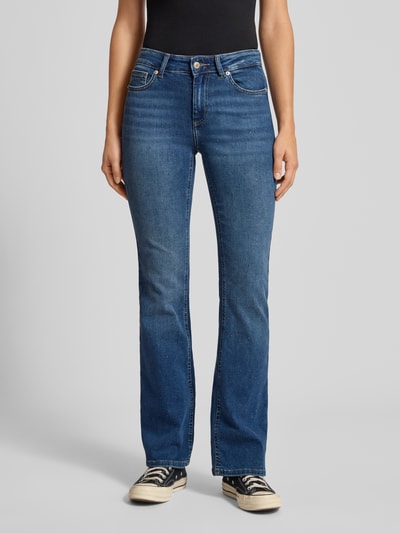 Only Jeansy o rozkloszowanym kroju z mieszanki bawełny model ‘BLUSH’ Jeansowy niebieski 4