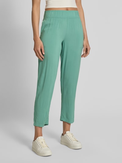 Tom Tailor Spodnie materiałowe o kroju relaxed fit z mieszanki wiskozy Miętowy 4