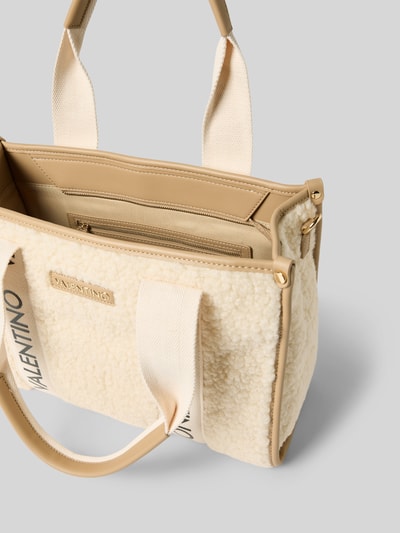 VALENTINO BAGS Torebka z futerka Beżowy 4