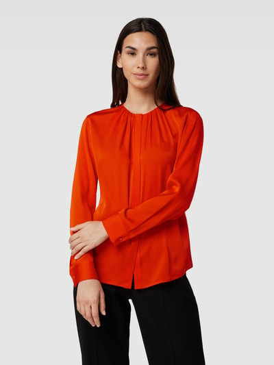 BOSS Blusenshirt mit Raffungen Modell 'Banorah' Rot 4