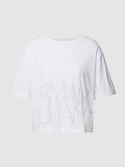 ARMANI EXCHANGE T-shirt met labelprint Wit - 2