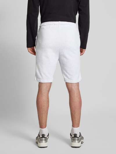 Jack & Jones Slim Fit Sweatpants mit Label-Print Modell 'GORDON' Hellgrau Melange 5