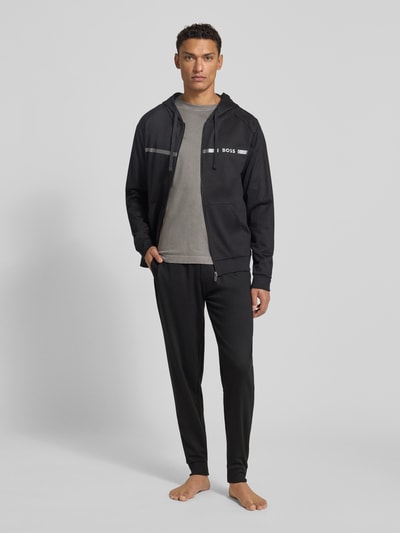 BOSS Regular fit joggingbroek van puur katoen, model 'AUTHENTIC PANTS'' Zwart - 1