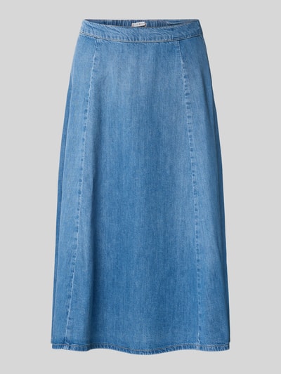 Tommy Hilfiger A-Linien Jeansrock aus reiner Baumwolle Jeansblau 2