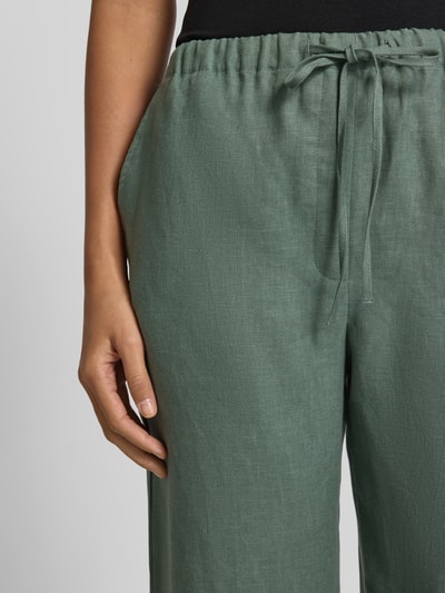 MANGO Wide Leg Stoffhose mit Eingrifftaschen Modell 'MUSGO' Schilf 3