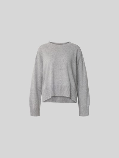 Closed Woll-Pullover mit breitem Bund Mittelgrau 2