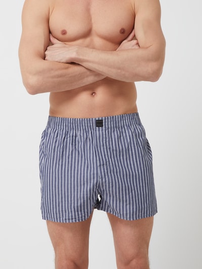 Montego Boxershorts aus Baumwolle im 2er-Pack Marine 2