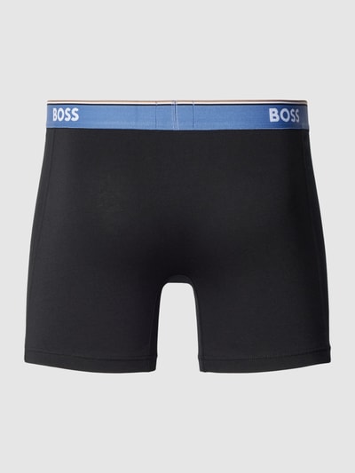 BOSS Boxershort met elastische band met label in een set van 3 stuks Groen - 3