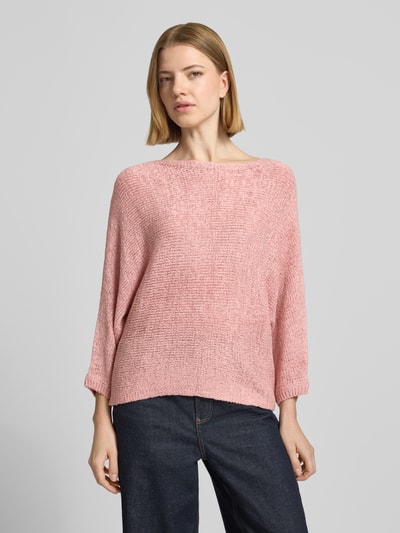 zero Strickpullover mit 3/4-Arm Hellrosa 4