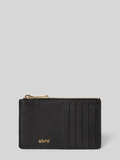 Abro Portemonnaie mit Label-Detail Black 1