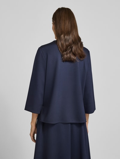 Rich & Royal Bluza o kroju regular fit z okrągłym dekoltem i rękawem o dł. 3/4 Granatowy 5