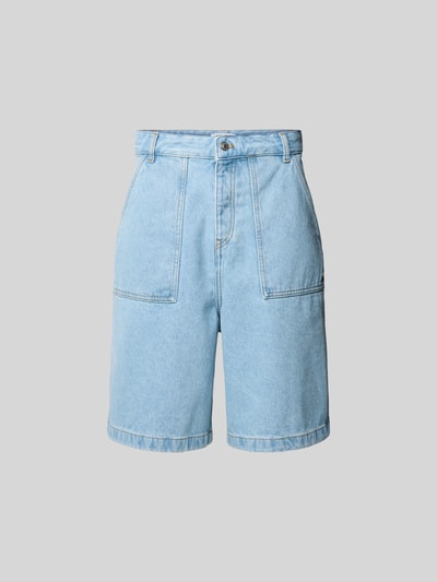 MAISON KITSUNÉ Jeansshorts mit Eingrifftaschen Hellblau 2