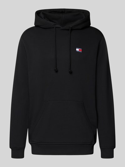 Tommy Jeans Regular Fit Hoodie aus reiner Baumwolle Black 2