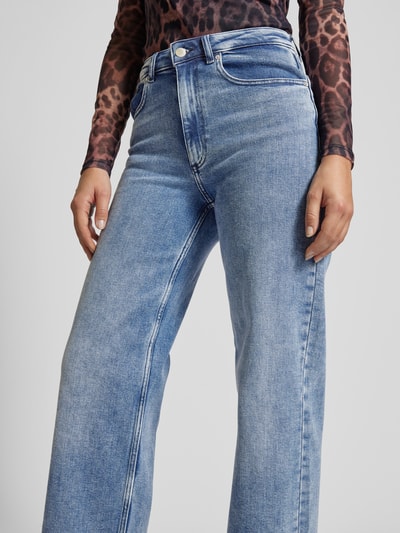 Only Wide leg jeans in 5-pocketmodel, model 'JUICY' Jeansblauw - 3