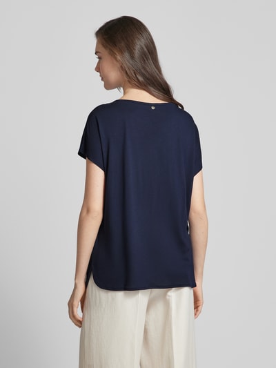 Tom Tailor T-shirt in een effen design Marineblauw - 5