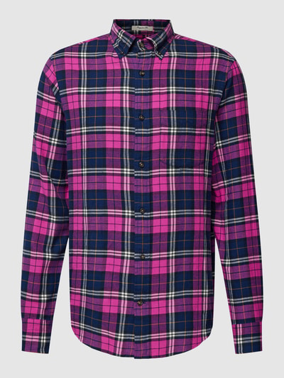 Gant Regular Fit Freizeithemd mit Tartan-Karo Pink 2