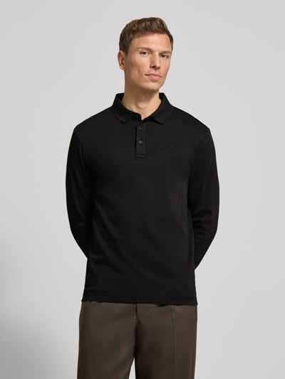 JOOP! Collection Regular Fit Poloshirt im langärmeligen Design Modell 'Pero' Black 4
