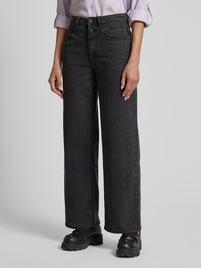 Tom Tailor Wide Leg Jeans aus weichem Lyocell-Mix Anthrazit 4