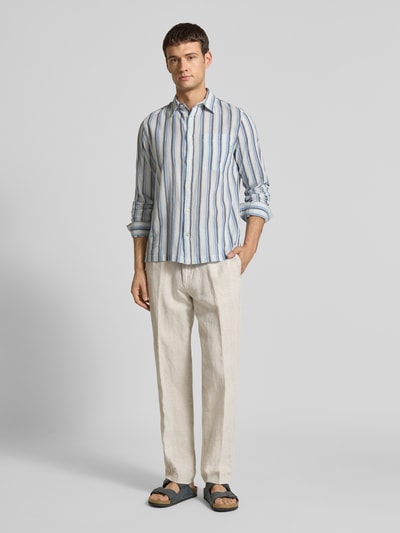 Scotch & Soda Freizeithemd mit Knopfleiste Lavender 1