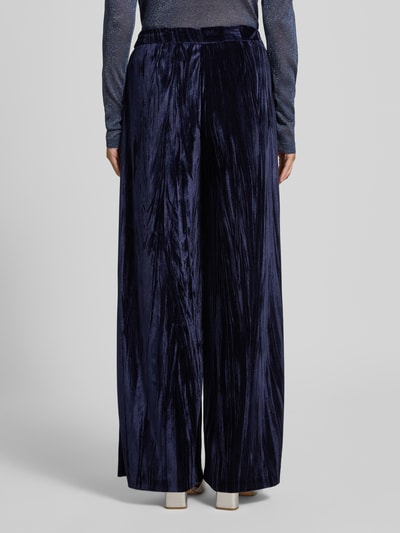 Christian Berg Cocktail Stoffen broek met elastische band Donkerblauw gemêleerd - 5